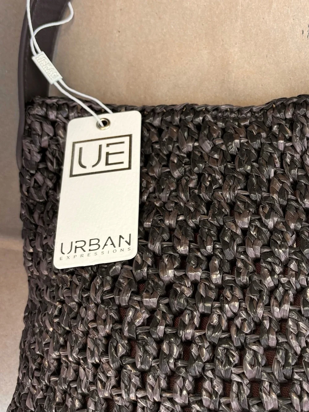 URBAN EXPRESSIONS NWT Ember Shoulder Bag, chocolate